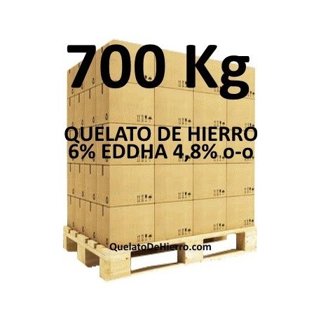 Palé 700Kg Quelato de Hierro 6% EDDHA 4,8 o-o