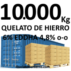 10000 Kg Quelato de Hierro 6% EDDHA 4.8% o-o